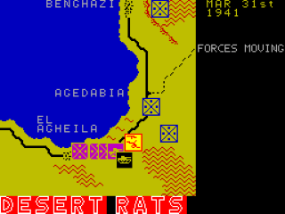 Desert Rats screenshot 3 for ZX Spectrum